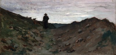 Landscape with Figure by Jean Baptiste Camille Corot